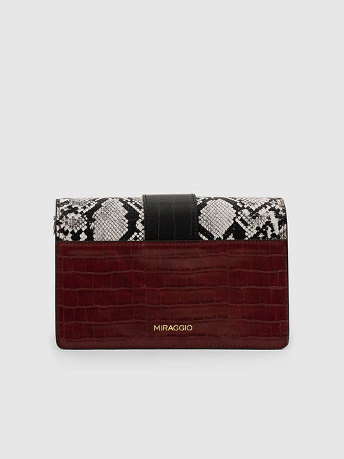 Adrianne Metal Buckle Crossbody Bag